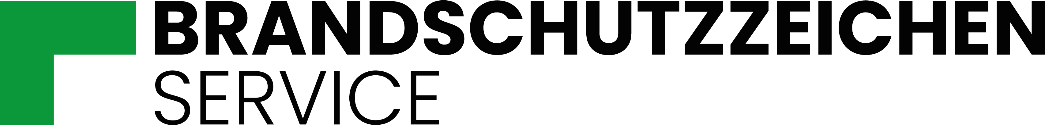 Brandschutzzeichen Service Logo